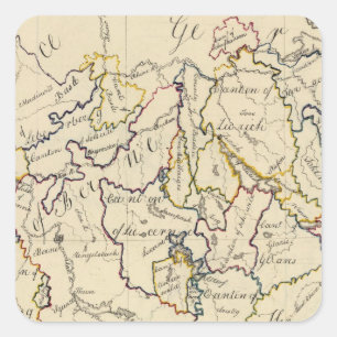 Switzerland 9 square sticker