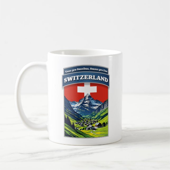 Switzerland Alps Europe Coffee Mug (Left)