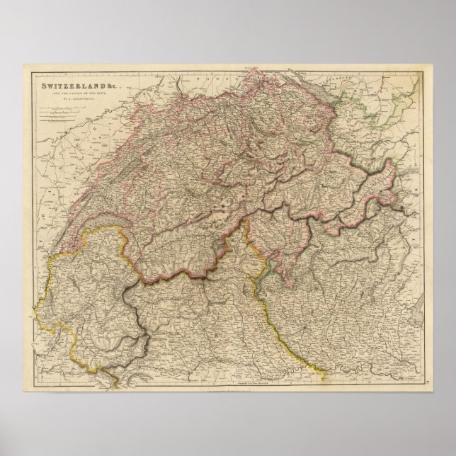 Switzerland, Alps Poster (Front)