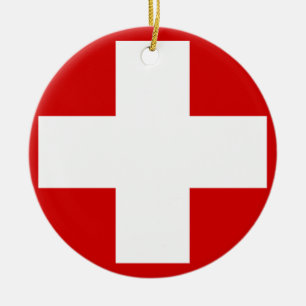 Switzerland Ceramic Tree Decoration