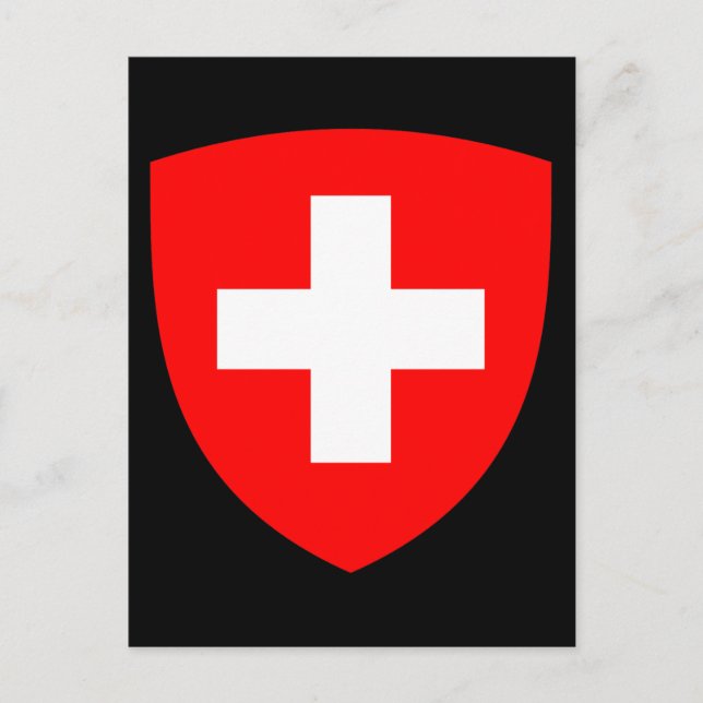 Switzerland Coat of Arms Postcard (Front)