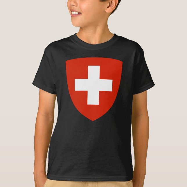 Switzerland Coat of Arms T-Shirt (Front)