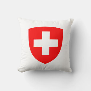 Switzerland country coat arms symbol emblem swiss cushion
