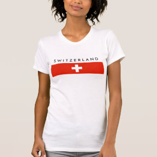 Switzerland country flag swiss nation symbol T-Shirt
