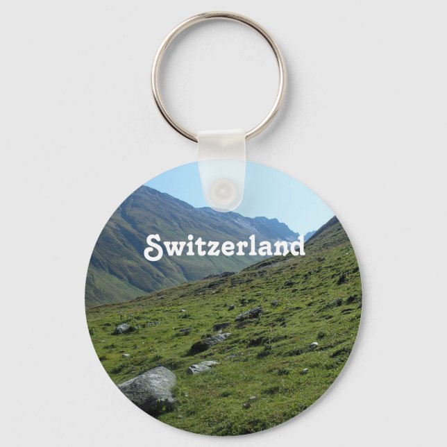 Switzerland Countryside Key Ring (Front)