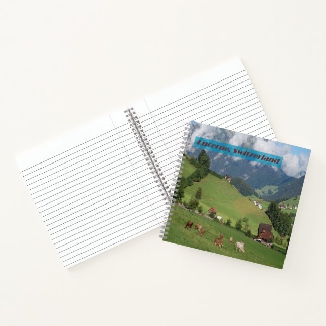 Switzerland Countryside Notebook (Inside)