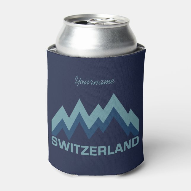 SWITZERLAND custom can cooler (Can Front)