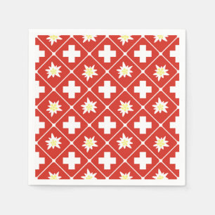 Switzerland Edelweiss pattern Napkin
