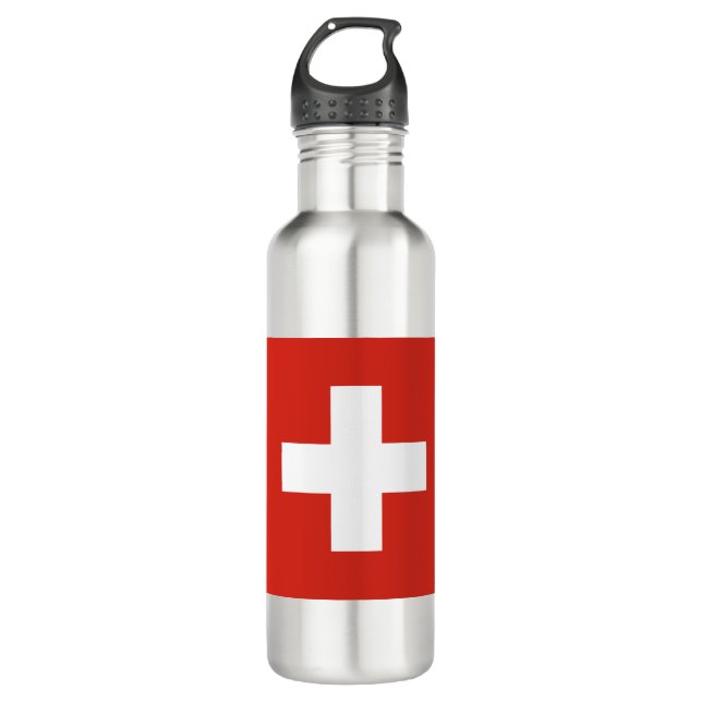 Switzerland Flag 710 Ml Water Bottle (Front)