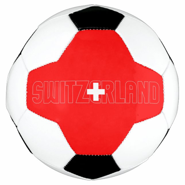 Switzerland Flag Adorable Patriotic Football (Front)