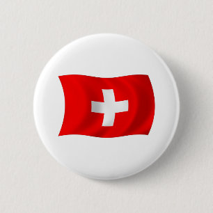 Switzerland Flag Button