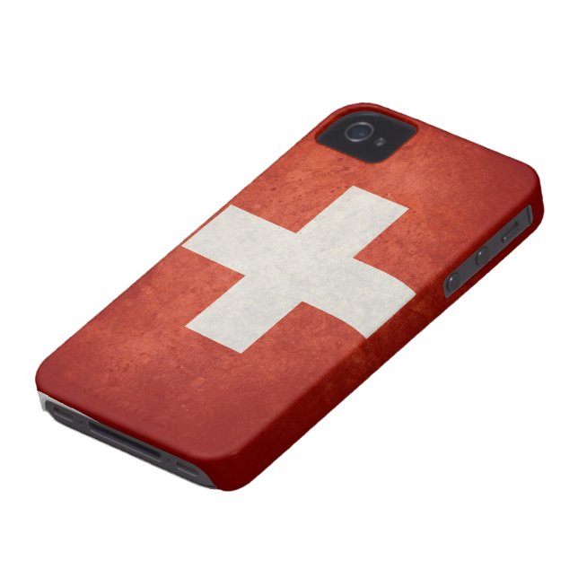 Switzerland Flag Case-Mate iPhone Case (Bottom)