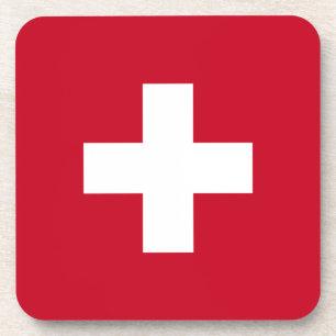 Switzerland Flag Coaster