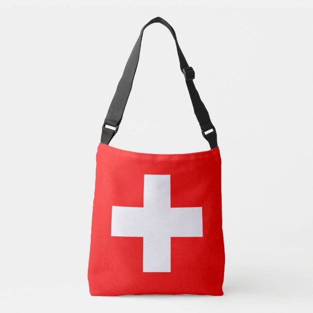Switzerland Flag Crossbody Bag (Front)