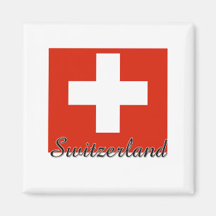Switzerland Flag Design Magnet