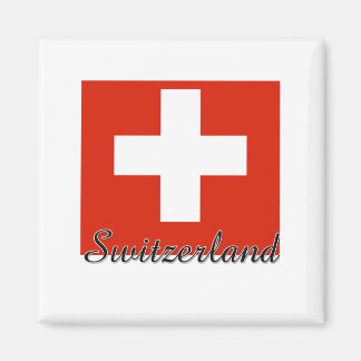 Switzerland Flag Design Magnet