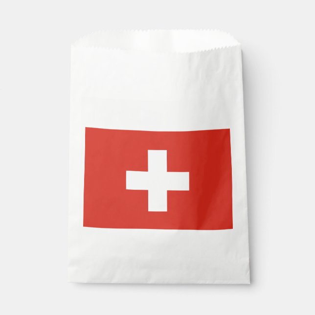 Switzerland Flag Favour Bags (Front)