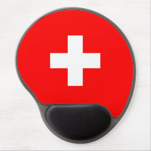 Switzerland Flag Gel Mouse Mat