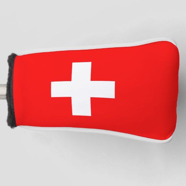 Switzerland Flag Golf Head Cover (Front)