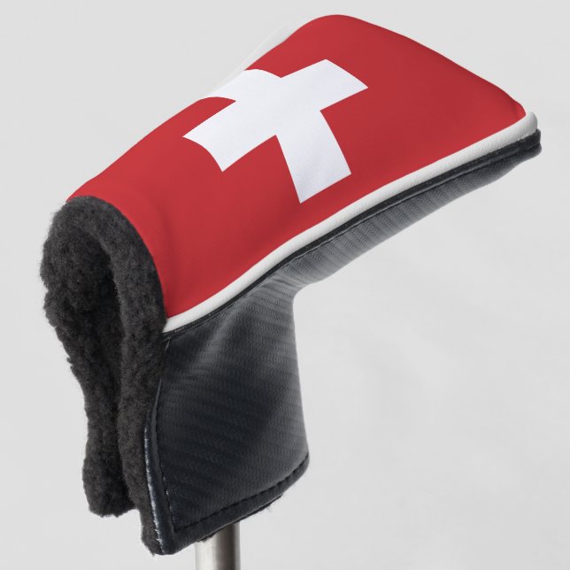 Switzerland Flag Golf Head Cover (3/4 Front)