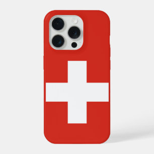 Switzerland flag iPhone 15 pro case