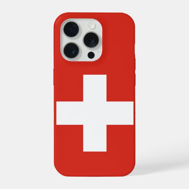 Switzerland flag iPhone case (Back)