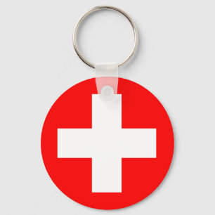 Switzerland Flag Keychain