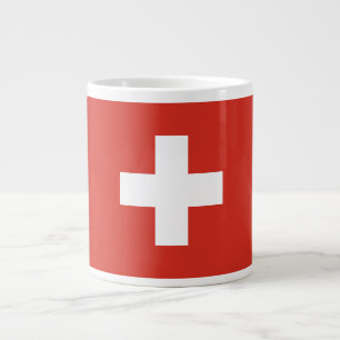 Switzerland Flag Large Coffee Mug
