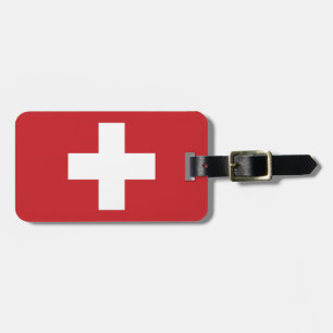 Switzerland Flag Luggage Tag