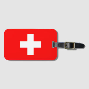 Switzerland Flag Luggage Tag