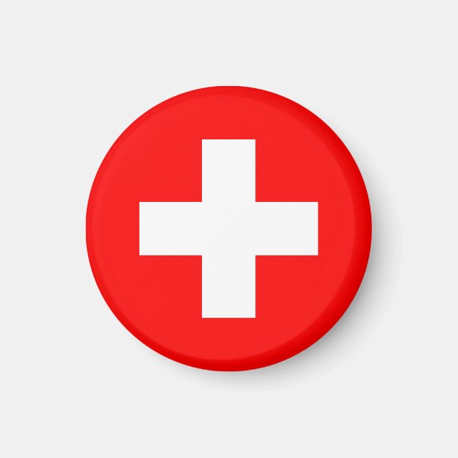 Switzerland Flag Magnet (Front)
