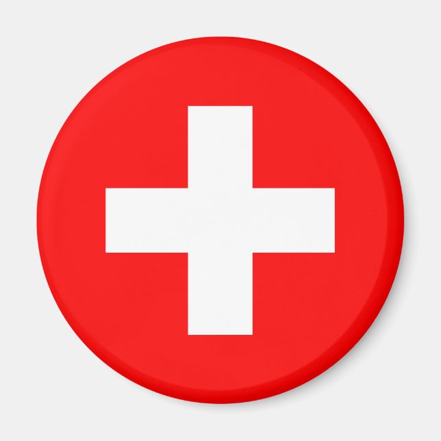 Switzerland Flag Magnet (Front)