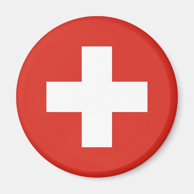 Switzerland Flag Magnet (Front)