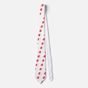 Switzerland Flag Map full size Tie