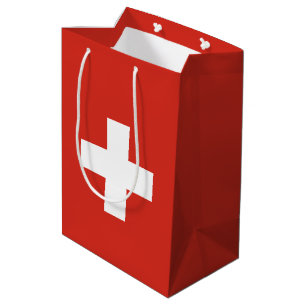 Switzerland Flag Medium Gift Bag