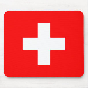 Switzerland Flag Mouse Mat