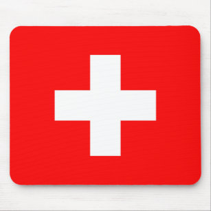 Switzerland Flag Mouse Mat