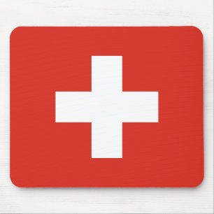 Switzerland Flag Mouse Mat