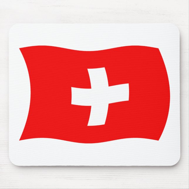 Switzerland Flag Mousepad (Front)