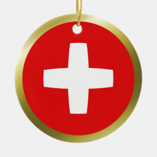 Switzerland Flag Ornament
