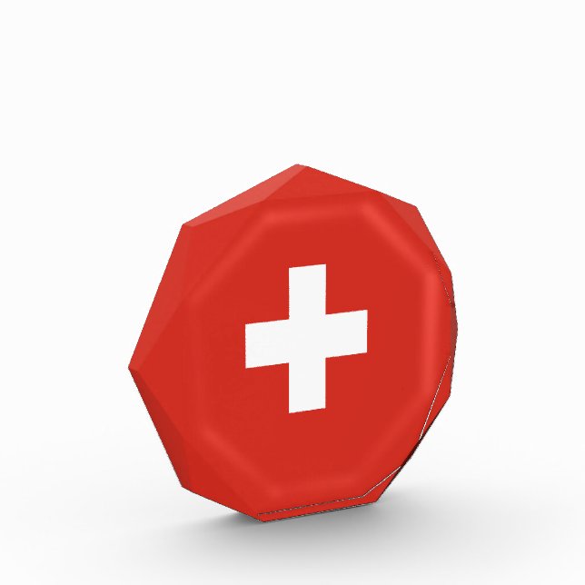 Switzerland flag photo block (Left)