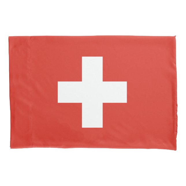 Switzerland Flag Pillowcase (Front)