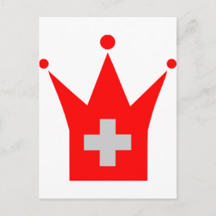 Switzerland Flag Postcard