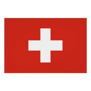 Switzerland Flag Poster