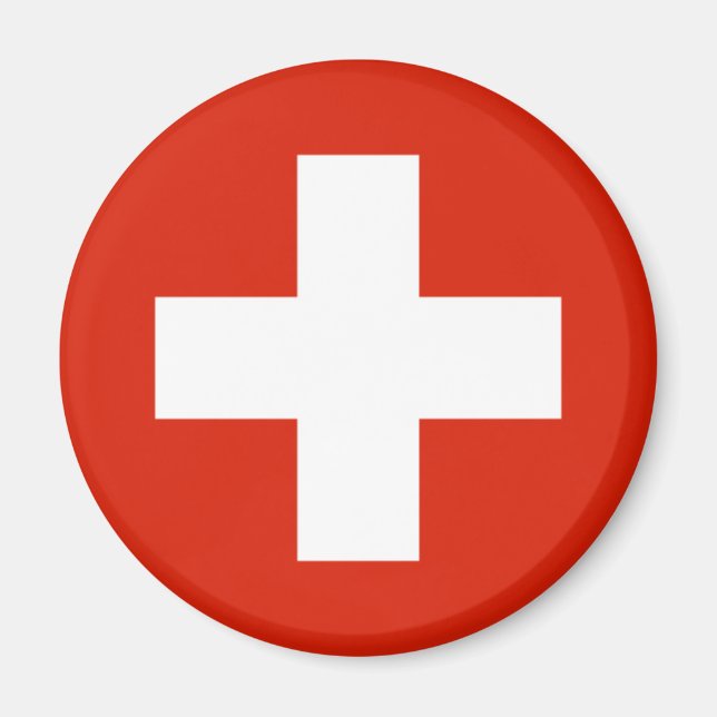 Switzerland Flag Products Magnet (Front)