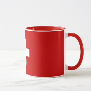 Switzerland flag quality mug