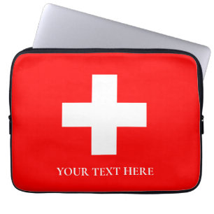 Switzerland Flag Schweiz Swiss Laptop Sleeve