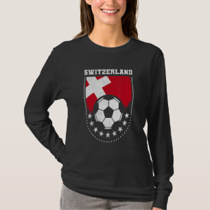 Switzerland Flag Soccer Fan T-Shirt