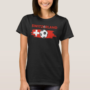 Switzerland Flag Soccer Swiss Football Fans T-Shirt