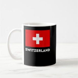 Switzerland Flag Suisse Swiss Schweiz White Red   Coffee Mug